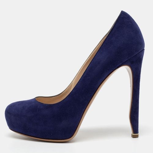 Nicholas Kirkwood Blue Suede Platform Pumps Size 36.5 - Nicholas Kirkwood - Modalova