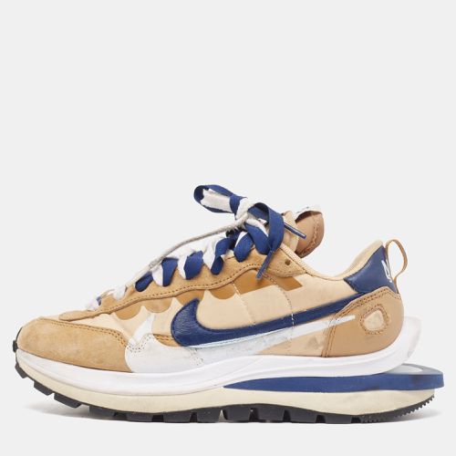 Nike x Sacai Multicolor Leather and Fabric Vaporwaffle Sesame Blue Void Sneakers Size 38 - Nike x Sacai - Modalova