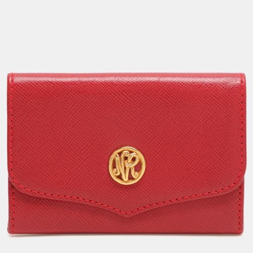 Nina Ricci Red Leather Card Case Wallet - Nina Ricci - Modalova