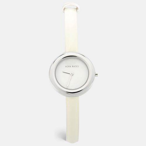 Nina Ricci White Stainless Steel Leather Classic N00612 Women's Wristwatch 28 mm - Nina Ricci - Modalova