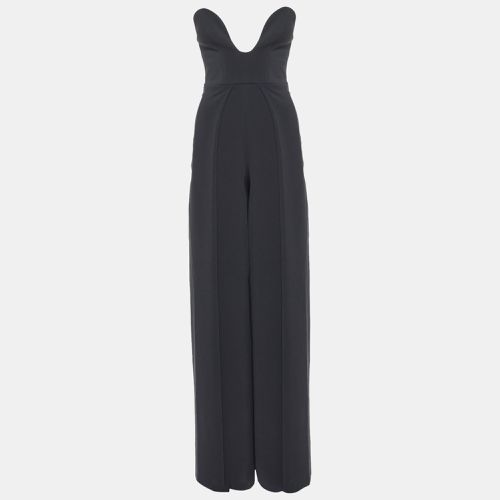 Solace London Black Crepe The Anelli Strapless Jumpsuit XS - Solace London - Modalova