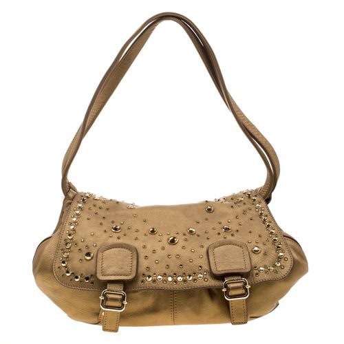 Sonia Rykiel Metallic Gold Leather Studded Shoulder Bag - Sonia Rykiel - Modalova