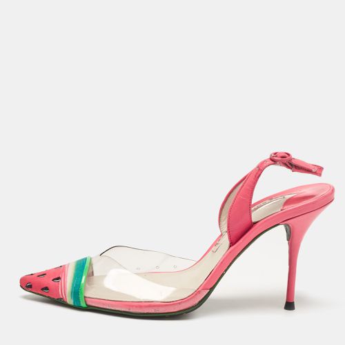 Sophia Webster Pink Leather and PVC Slingback Pumps Size 36 - Sophia Webster - Modalova