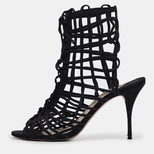 Sophia Webster Black Suede Delphine Lace Up Sandals Size 39 - Sophia Webster - Modalova