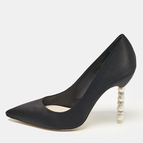 Sophia Webster Black Satin Coco Crystal Pumps Size 38.5 - Sophia Webster - Modalova