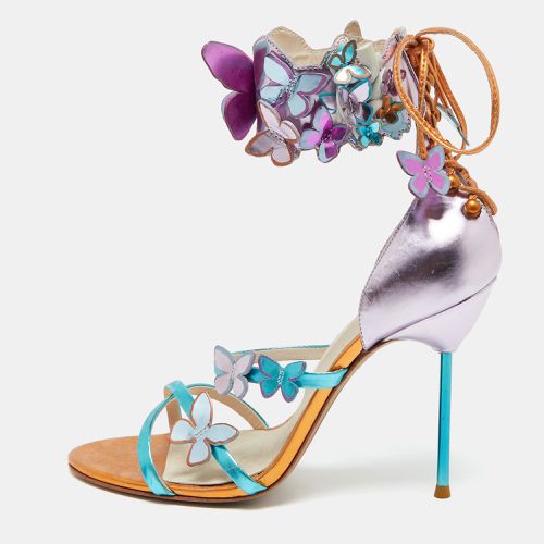 Sophia Webster Metallic Multicolor Leather Harmony Butterfly Ankle Cuff Sandals Size 40 - Sophia Webster - Modalova