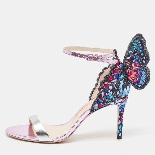 Sophia Webster Multicolor Embroidered Fabric and Leather Chiara Butterfly Sandals Size 36.5 - Sophia Webster - Modalova