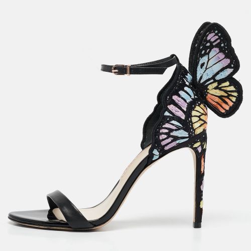 Sophia Webster Multicolor Canvas and Leather Chiara Ankle Strap Sandals Size 39 - Sophia Webster - Modalova