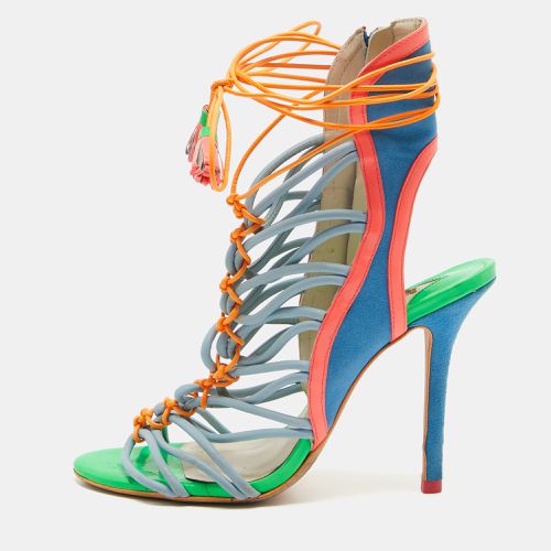 Sophia Webster Multicolor Leather and Suede Lacey Sandals Size 38.5 - Sophia Webster - Modalova