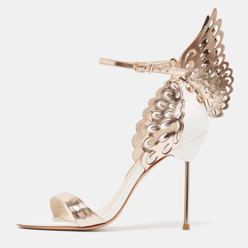 Sophia Webster White Leather Evangeline Ankle Wrap Sandals Size 37.5 - Sophia Webster - Modalova