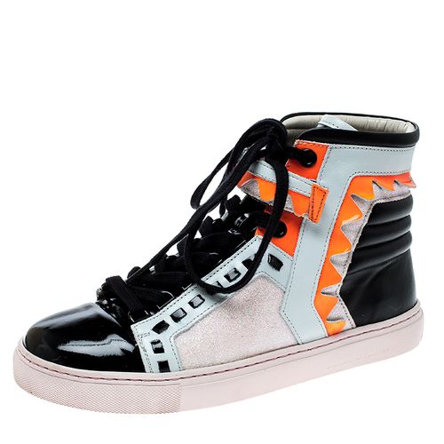 Sophia Webster Multicolor Leather and Glitter Riko High Top Sneakers Size 37 - Sophia Webster - Modalova