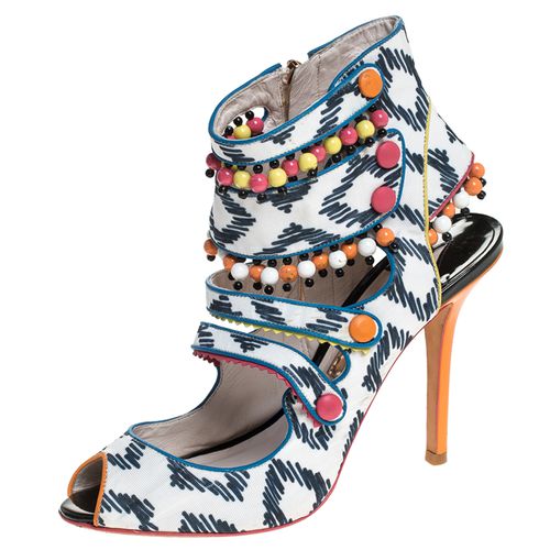 Sophia Webster Multicolor Strappy Leather Beaded Caged Sandals Size 39 - Sophia Webster - Modalova