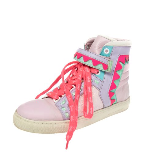 Sophia Webster Multicolor Leather And Glitter Riko High Top Sneakers Size 36 - Sophia Webster - Modalova