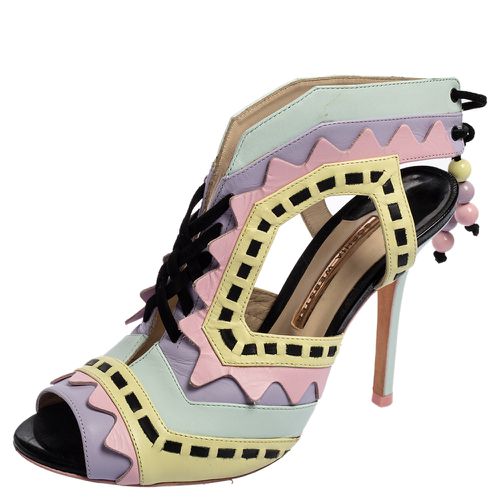 Sophia Webster Multicolor Leather Riko Cut Out Sandals Size 40 - Sophia Webster - Modalova