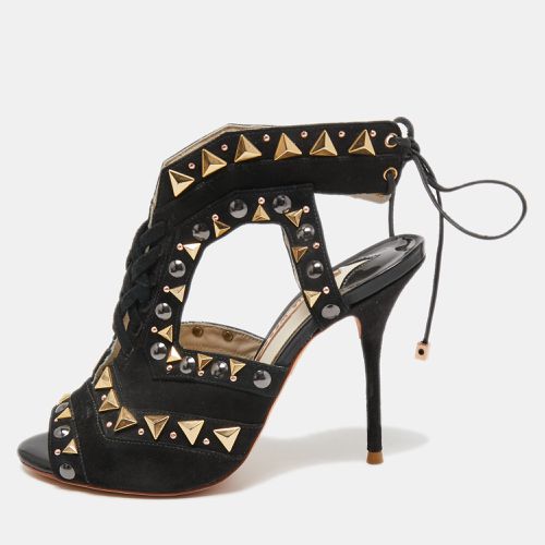 Sophia Webster Black Suede Studded Riko Sandals Size 36 - Sophia Webster - Modalova