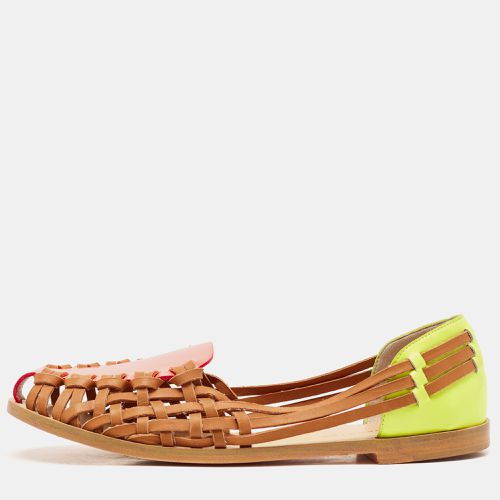 Sophia Webster Multicolor Woven Leather and Patent Loafers Size 36 - Sophia Webster - Modalova