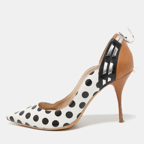 Sophia Webster Tricolor Polka Dot Leather Liberty Pointed Toe Pumps Size 39 - Sophia Webster - Modalova