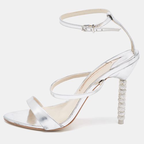 Sophia Webster Silver Leather Ankle Strap Sandals Size 39 - Sophia Webster - Modalova