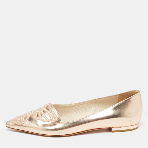 Sophia Webster Rose Gold Leather Bibi Butterfly Ballet Flats Size 37 - Sophia Webster - Modalova