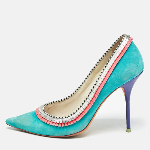 Sophia Webster Multicolor Suede and Leather Pointed Toe Pumps Size 37 - Sophia Webster - Modalova