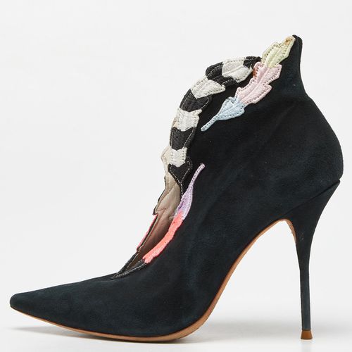 Embroidered Suede Ankle Booties Size 39.5 - Sophia Webster - Modalova