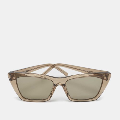 Saint Laurent Grey SL 276 Mica Cat Eye Sunglasses - Saint Laurent Paris - Modalova