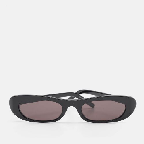 Saint Laurent Black SL 557 Shade Oval Sunglasses - Saint Laurent Paris - Modalova