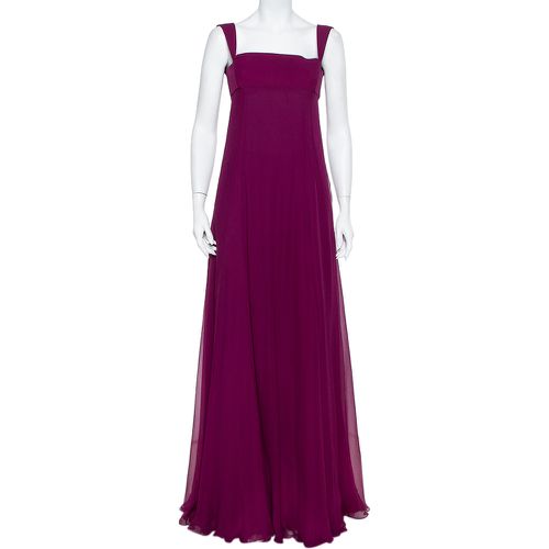 Yves Saint Laurent Edition Soir Purple Silk Chiffon Sleeveless Gown S - Saint Laurent Paris - Modalova