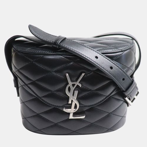 Saint Laurent Paris Black Leather June Box Bag - Saint Laurent Paris - Modalova