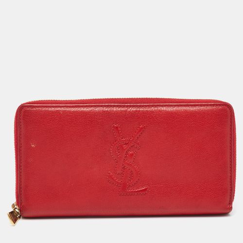 Saint Laurent Red Leather Belle De Jour Wallet - Saint Laurent Paris - Modalova