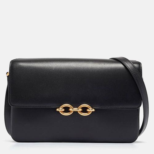 Saint Laurent Black Leather Le Maillon Shoulder Bag - Saint Laurent Paris - Modalova