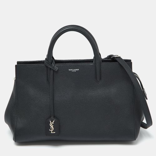 Saint Laurent Leather Small Cabas Rive Gauche Tote - Saint Laurent Paris - Modalova