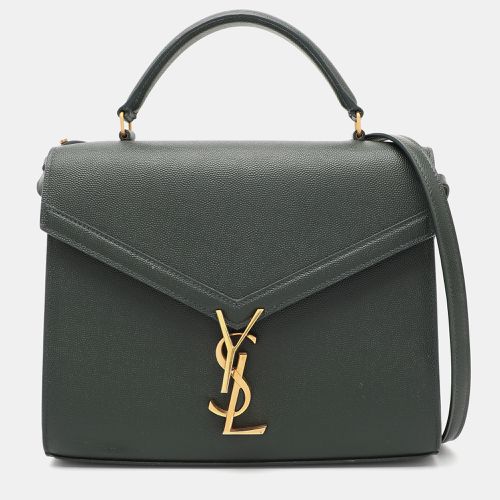 Saint Laurent Green Leather Cassandra Top Handle Bag - Saint Laurent Paris - Modalova