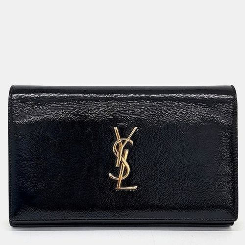 Saint Laurent Patent Monogram Chain Clutch Bag - Saint Laurent Paris - Modalova