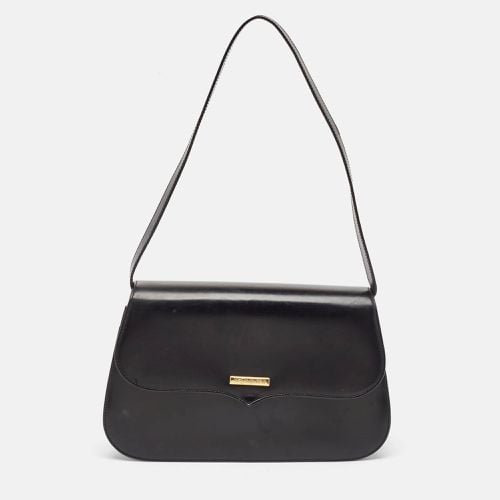 Saint Laurent Leather Logo Flap Shoulder Bag - Saint Laurent Paris - Modalova