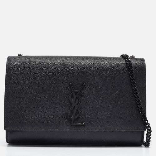 Saint Laurent Black Leather Medium Kate Shoulder Bag - Saint Laurent Paris - Modalova