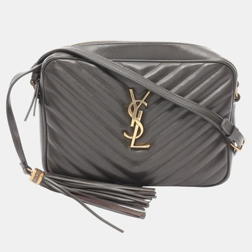 Yves Saint Laurent Leather Grey LOU Shoulder Bag - Saint Laurent Paris - Modalova