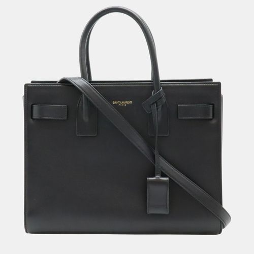 Saint Laurent Leather Black Sac de Jour Baby Handbag - Saint Laurent Paris - Modalova