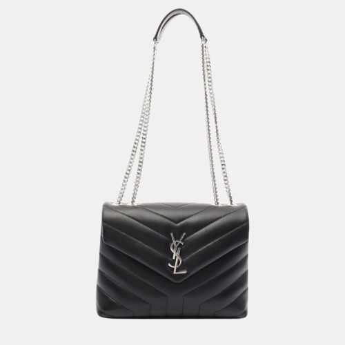 Saint Laurent Black Leather Cassandra Shoulder Bag - Saint Laurent Paris - Modalova