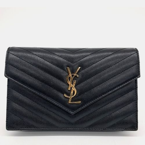 Saint Laurent Paris Black Leather Cassandra Mini Crossbody Bag - Saint Laurent Paris - Modalova