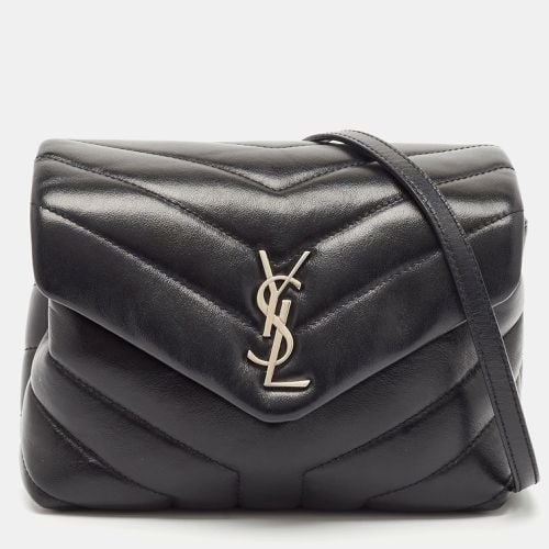 Saint Laurent Matelassé Leather Mini Loulou Shoulder Bag - Saint Laurent Paris - Modalova