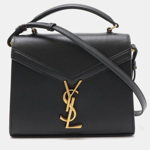 Saint Laurent Paris Leather Black Cassandra Handbag - Saint Laurent Paris - Modalova