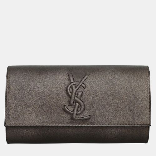 Saint Laurent Textured Belle De Jour Clutch - Saint Laurent Paris - Modalova