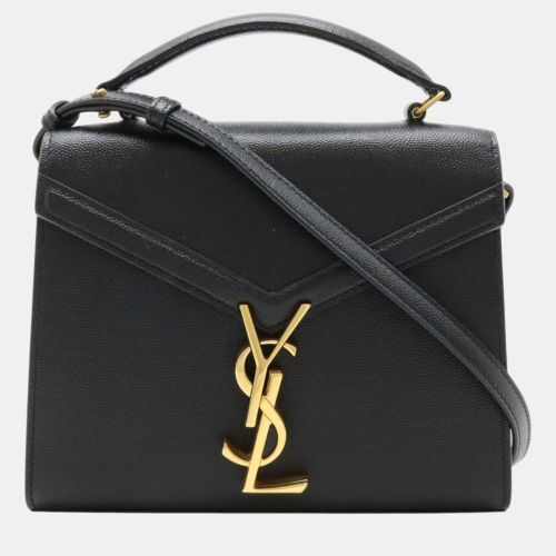 Saint Laurent Paris Black Leather Cassandra Shoulder Bag - Saint Laurent Paris - Modalova