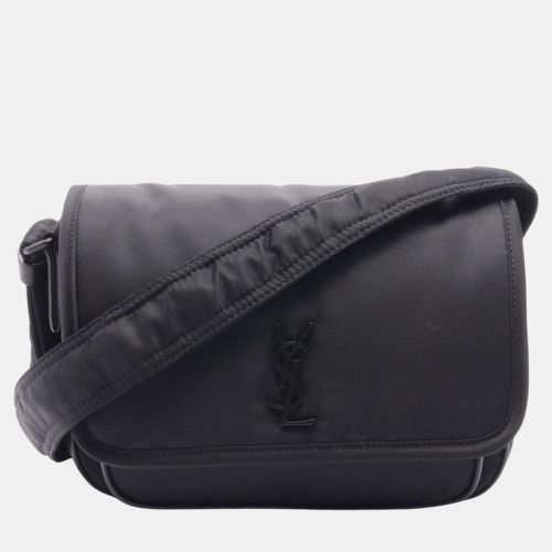 Saint Laurent Niki Small Shoulder Bag Nylon And Leather Black - Saint Laurent Paris - Modalova