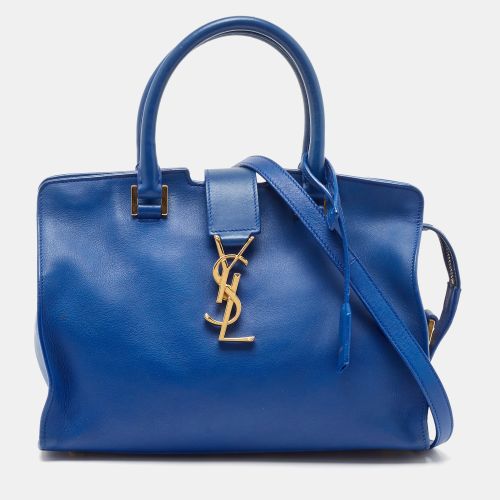 Saint Laurent Leather Baby Monogram Cabas Bag - Saint Laurent Paris - Modalova