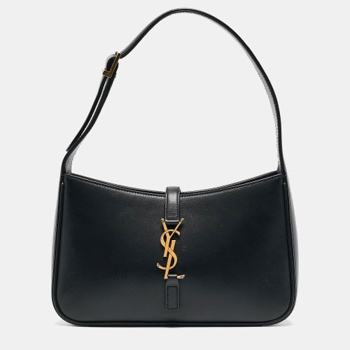 Saint Laurent Black Leather LE 5 À 7 Shoulder Bag - Saint Laurent Paris - Modalova