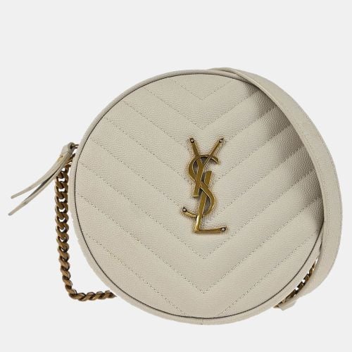Saint Laurent Leather Vinyl Shoulder Bag - Saint Laurent Paris - Modalova