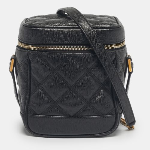 Saint Laurent Quilted Leather 80's Vanity Shoulder Bag - Saint Laurent Paris - Modalova