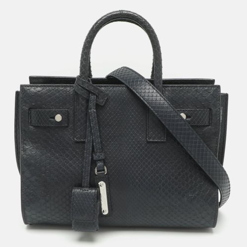 Saint Laurent Classic Sac De Jour Nano Python Tote - Saint Laurent Paris - Modalova